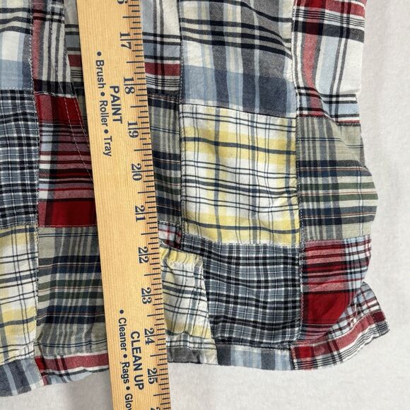 Serengeti Vintage Plaid Patchwork Size 3X Hooded Jacket Lined Zip Cotton Hoodie - Picture 10 of 12